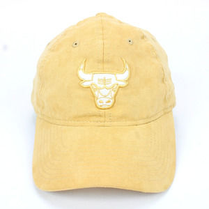 Chicago Bulls NBA New Era 9Twenty Adjustable 100% Polyester Strap Hat Jordan Tan
